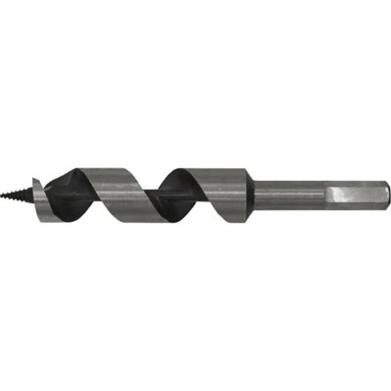 Image of Loops 22 x 155mm Hardened Auger Wood Drill Bit - Hexagonal Shank - Woodwork Timber Multi