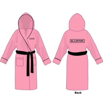 Image of BlackPink - Logo Unisex Small - Medium Bathrobe - Pink