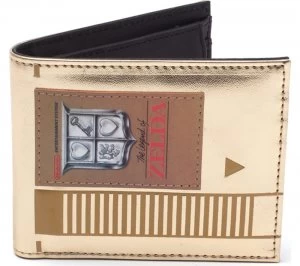 Image of NINTENDO Zelda Cartridge Bifold Wallet - Gold