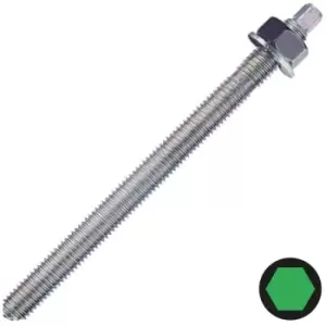 Image of Rawlplug M10 x 130mm Hex Head R-STUD- Pack of 10 - Silver