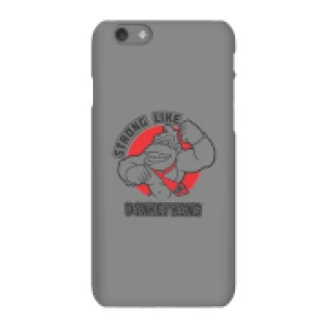 Image of Nintendo Donkey Kong Strong Like Donkey Kong Phone Case - iPhone 6S - Snap Case - Matte