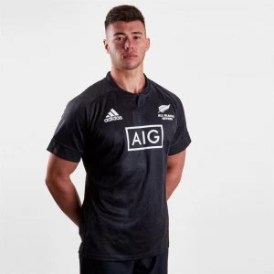 Image of adidas All Blacks Home 7S Jersey Mens - Utility Black