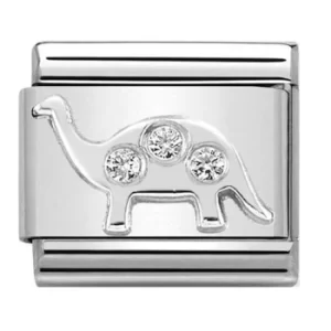 Image of Nomination CLASSIC Silvershine Brontosaurus Charm 330311/09