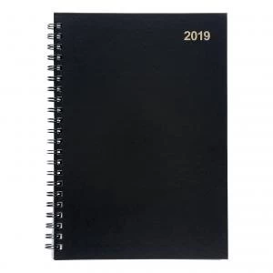 Image of Office 2019 Wirobound Diary Week to View A4 941193