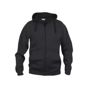 Image of Clique Mens Basic Full Zip Hoodie (M) (Black)
