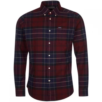 Image of Barbour Lutsleigh Shirt - Merlot RE94
