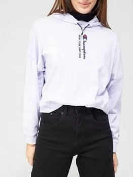 Image of Champion Ice Pack Hooded Long Sleeve T-Shirt - Lilac