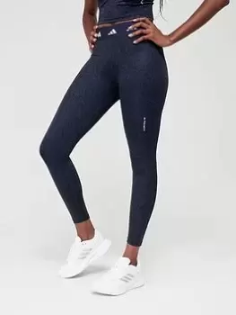 Image of adidas Tech-Fit Camo Long Leggings - Navy, Size XS, Women