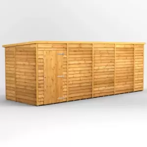 Image of 18X6 Power Overlap Pent Windowless Shed