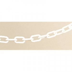 Image of Slingsby VFM White Multi-Post 6mm Short Link Plastic Chain 25m 313465