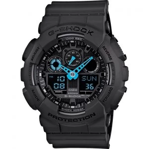 Image of Casio G-SHOCK Standard Analog-Digital Watch GA-100C-8A - Grey