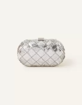 Image of Accessorize Womens Hardcase Clutch Bag, Size: 21x13cm