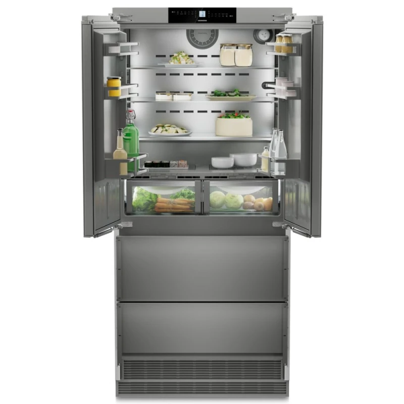 Image of Liebherr ECBNE8872 91cm Premium Plus Biofresh Frost Free Integrated Four Door Fridge Freezer With Ice Maker ECBNE8872