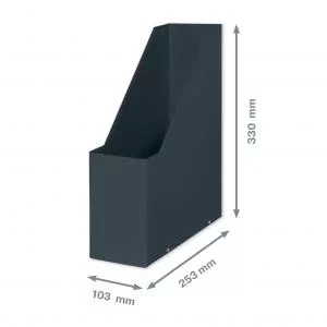 Image of Magazine File C&S Cosy Velvet Grey