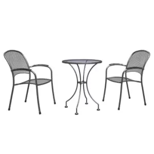 Image of Royal Garden Carlo 2 Seat Steel Bistro Set