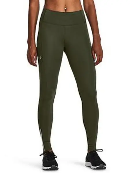 Image of Under Armour Women'S Running Fly Fast Leggings - Green
