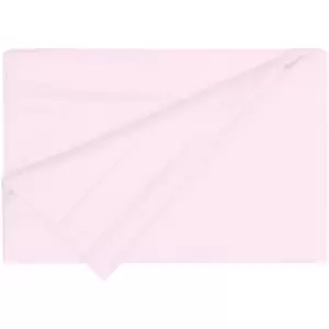 Image of Belledorm - 200 Thread Count Egyptian Cotton Flat Sheet (Single) (Pink) - Pink