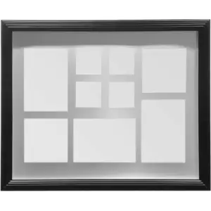 Image of Premier Housewares Black 9 Multi Photo Frame