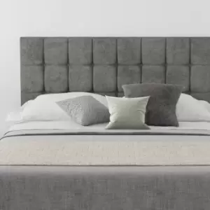 Image of Sinatra Upholstered Headboard, Kimiyo Linen, Granite - Headboard 60cm Size Small Double (120x190)