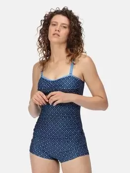 Image of Regatta Regatta Aceana Bikini Short, Navy Print, Size 18, Women