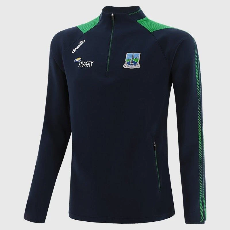 Image of ONeills Fermanagh Dynamo Half Zip Top Junior Mne/Grn/Wht male 7-8 Years