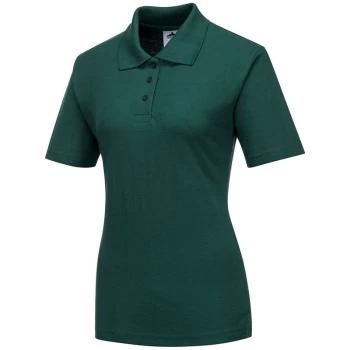 Image of Portwest - B209BGRXXL - sz 2XL Naples Ladies Polo Shirt Workwear - Bottle Green