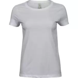 Image of Tee Jays Womens/Ladies Luxury Cotton T-Shirt (S) (White)