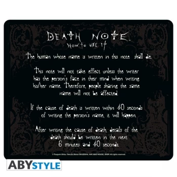 Image of Death-Note - Rules Mouse Mat