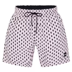 Image of Boss Mini Pattern Swim Shorts - Pink