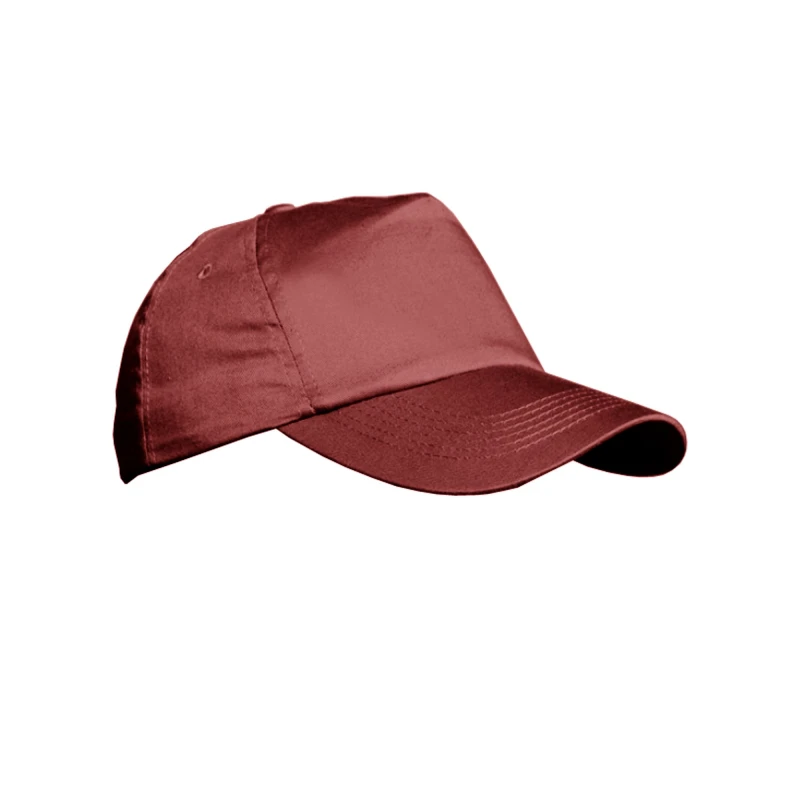 Image of Result Result Men Plain Baseball Cap in Burgundy Burgundy One Size Male 5055747565157