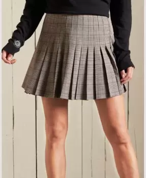 Image of Superdry Check Mini Skirt