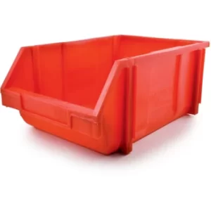 Image of MTL4 Plastic Storage Bin Red