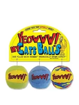 Image of Yeowww! My Cats Catnip Balls (Set Of 3)