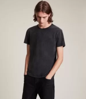 Image of AllSaints Mens Bodega Crew TShirt Washed