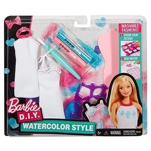 Image of Barbie D.I.Y. Watercolor Doll Styling Kit - Pink