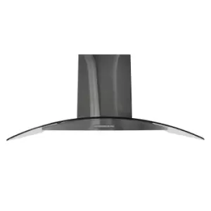 Image of Statesman CGH60GS 60cm Curved Glass Chimney Cooker Hood - Stainless Steel