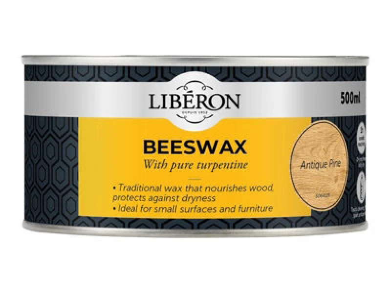 Image of Liberon 126896 Beeswax Paste Antique Pine 500Ml Libbpap500N