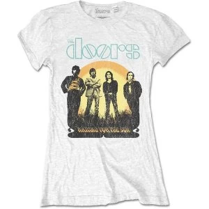Image of The Doors - Waiting for the Sun Womens Medium T-Shirt - White