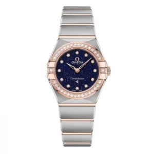 Image of Omega Constellation Diamonds Two Tone Bracelet Watch