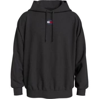 Image of Tommy Jeans Tommy Badge Hoodie - Black BDS