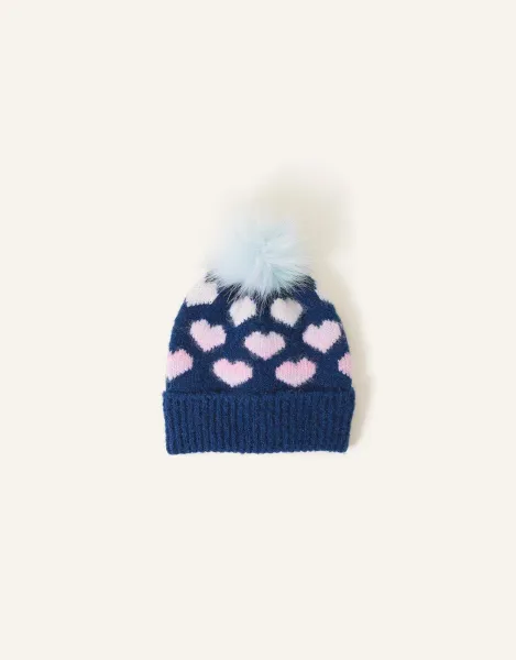 Image of Heart Beanie Hat