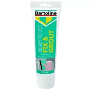 Image of Bartoline Fix & Grout Tile Adhesive Tube 330g