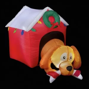 Image of Premier 1.2m Inflatable Christmas Dog House