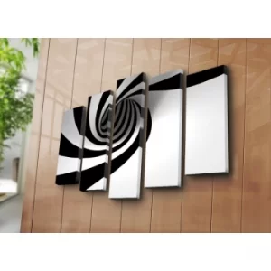 Image of 5PATK-32 Multicolor Decorative Canvas Painting (5 Pieces)