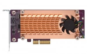 Image of Qnap QM2-2S-220A Dual M.2 22110/2280 Sata SSD Expansion Card