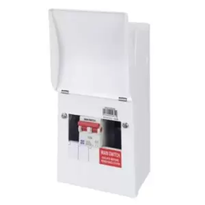 Image of Lewden 2 Way 100A RCBO Pro Main Switch Consumer Unit - PRO-MX04M