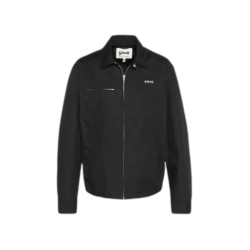 Image of Schott Shirt collar jacket Schott Noir Male S