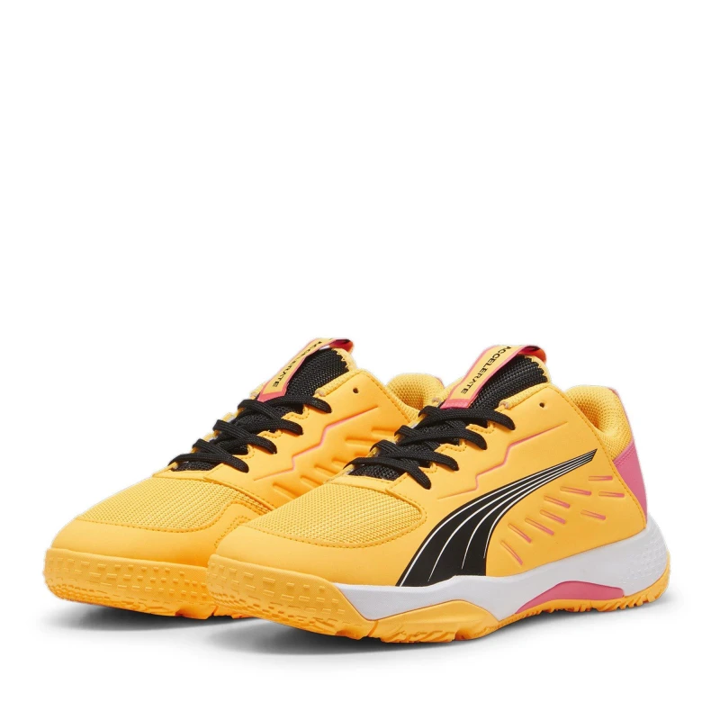 Image of Puma Accelerate Jr Handball Trainers Boys - Yellow Yellow 3