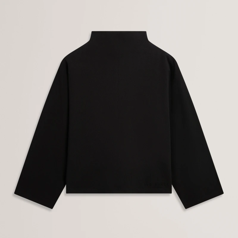 Image of Ted Baker Funnel Neck Sweatshirt Black female 6 (2X)