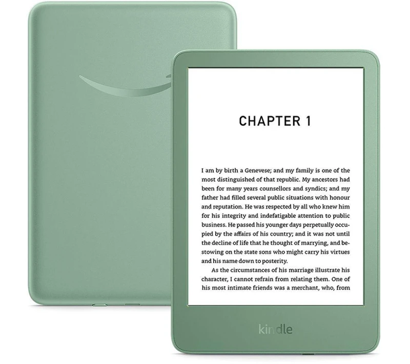Image of Amazon Kindle 2024 6" eReader - 16 GB, Green 840414614352
